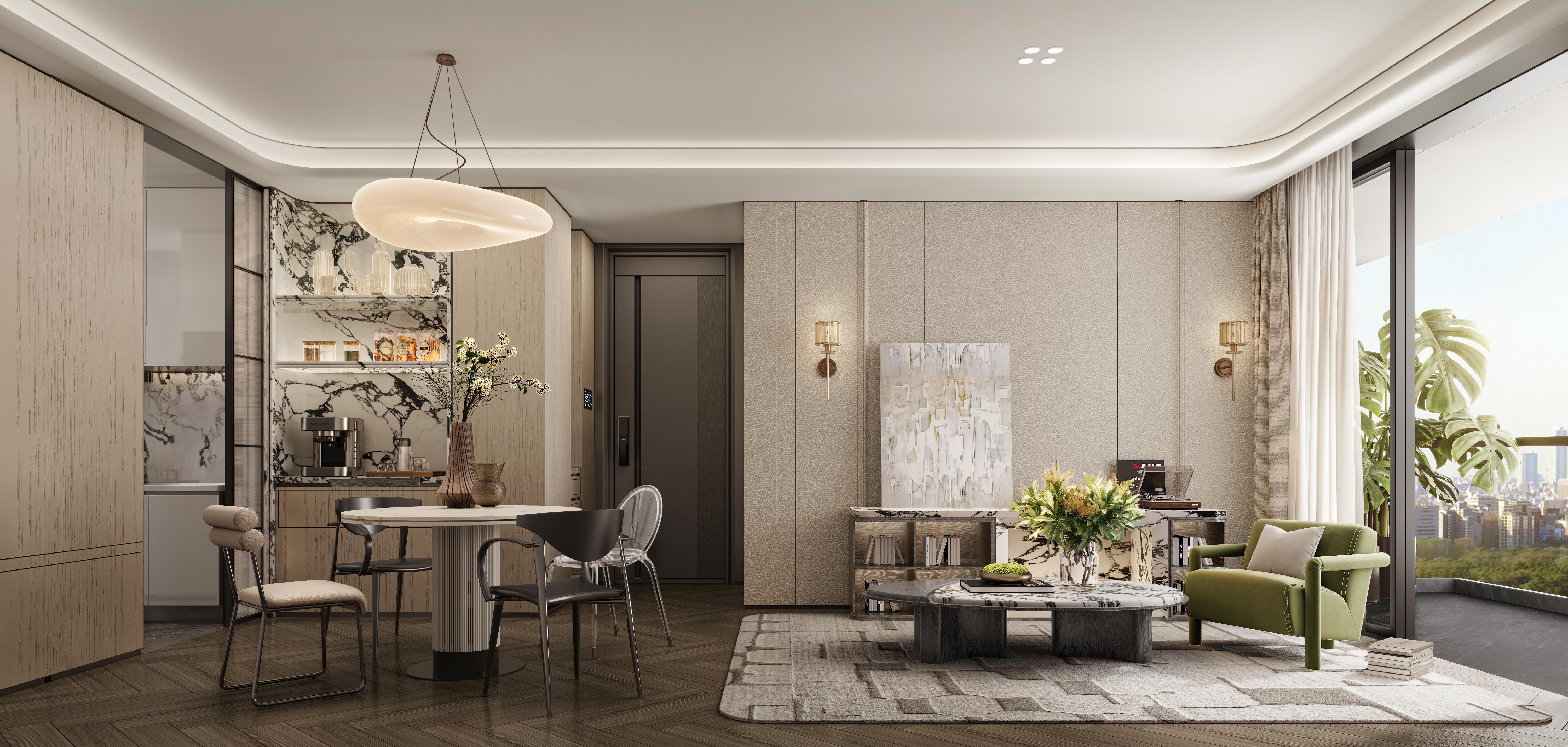 上海金茂晓棠样板间效果图 (11)